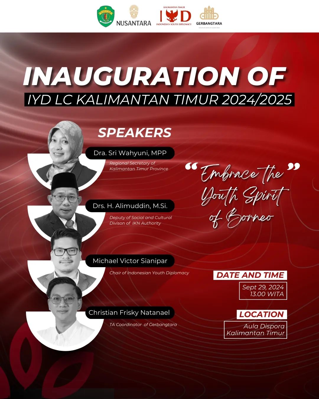 The Inauguration of IYD LC Kalimantan Timur 2024/2025